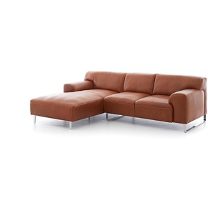 W.SCHILLIG Longchair alessiio 20550 Leder Z83/50 cognac