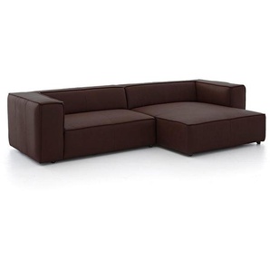 W.SCHILLIG Longchair around-the-block 18050 Leder Z69/54 mocca