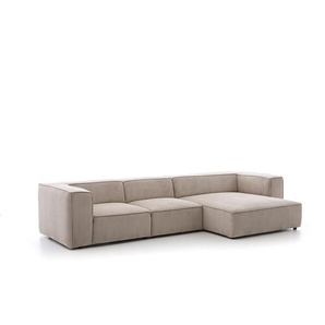 W.SCHILLIG Longchair around-the-block 18050 Stoff S44/48 ecru