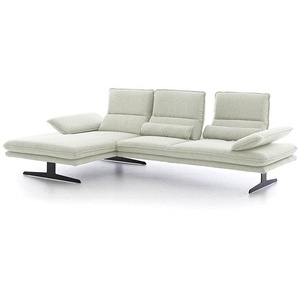 W.SCHILLIG Longchair broadway 16777 (B 291 cm) Stoff W77/43 cream