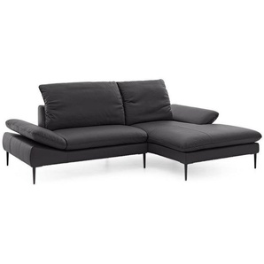 W.SCHILLIG Longchair enjoy&MORE 15450 Leder Z59/99 schwarz