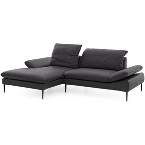 W.SCHILLIG Longchair enjoy&MORE 15450 Leder Z59/99 schwarz