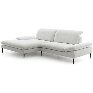 W.SCHILLIG Longchair enjoy&MORE 15450 Stoff R75/43 snow