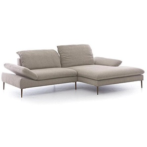 W.SCHILLIG Longchair enjoy&MORE 15450 Stoff V34/53 taupe