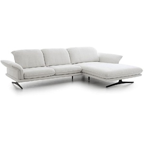 W.SCHILLIG Longchair olivia 24670 (B=303 cm) Stoff R75/43 snow