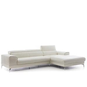 W.SCHILLIG Longchair piedroo plus 21156 (B=303 cm) Leder Z73/42 white Neu!