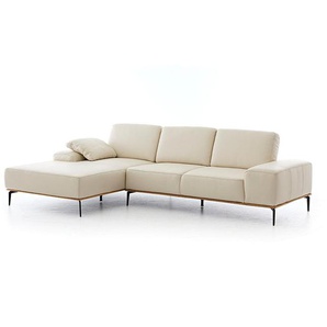 W.SCHILLIG Longchair run 16555 Leder Z73/44 elfenbein