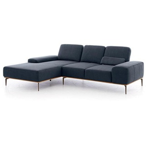 W.SCHILLIG Longchair run 16555 Stoff S37/28 dark blue