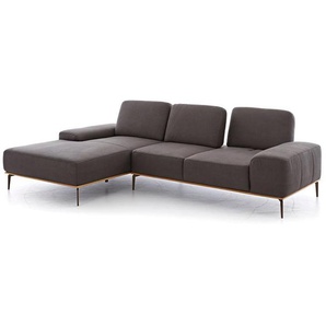 W.SCHILLIG Longchair run 16555 Stoff S37/56 mocca