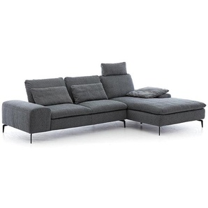 W.SCHILLIG Longchair valentinoo 16540 Stoff R66/95 anthrazit