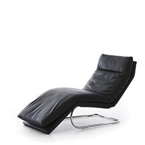 W.SCHILLIG Relaxliege daily dreams 47000 K75 Leder Z73/99 nachtschwarz