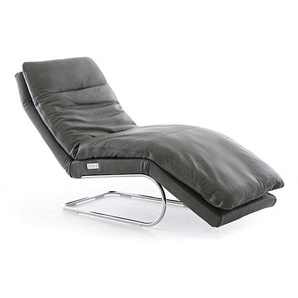 W.SCHILLIG Relaxliege daily dreams 47000 K75 Leder Z75/95 anthracite