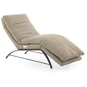 W.SCHILLIG Relaxliege daily dreams 47001 K75 Leder Z73/21 stone