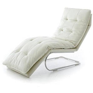 W.SCHILLIG Relaxliege daily dreams 47002 K65 Leder Z59/42 weiß