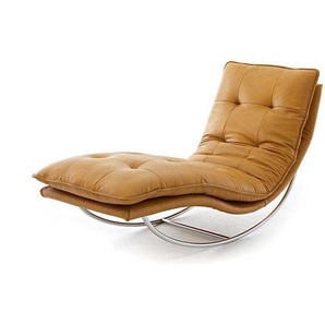 W.SCHILLIG Relaxliege daily dreams 47002 K95 Leder Z69/52 kurkuma