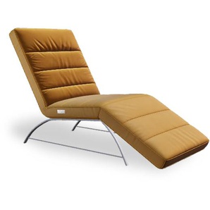 W.SCHILLIG Relaxliege daily dreams 47003 K75 Leder Z69/52 kurkuma