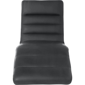 Relaxliege W.SCHILLIG daily dreams Sofas Gr. B/H/T: 75 cm x 91 cm x 170 cm, Longlife Xtra-Leder Z59, mit Kopfteilverstellung-mit Doppelmotor-ohne Akku, schwarz (schwarz z59) Relaxliegen Sofas Funktionsliege wahlweise mit Motor, Gestell matt, Breite 75 cm