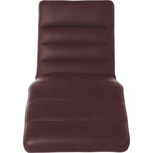 Relaxliege W.SCHILLIG daily dreams Sofas Gr. B/H/T: 75 cm x 91 cm x 170 cm, Longlife Xtra-Leder Z69, mit Kopfteilverstellung-manuell, braun (mocca z69) Relaxliegen Sofas Funktionsliege wahlweise mit Motor, Gestell matt, Breite 75 cm