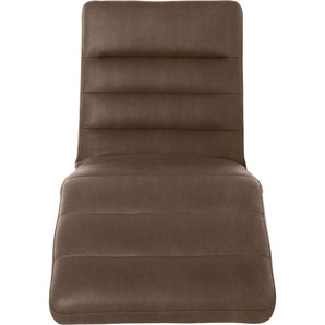 Relaxliege W.SCHILLIG daily dreams Sofas Gr. B/H/T: 75 cm x 91 cm x 170 cm, Stoff S37, mit Kopfteilverstellung-mit Doppelmotor-mit Akku, braun (mocca s37) Relaxliegen Sofas Funktionsliege wahlweise mit Motor, Gestell matt, Breite 75 cm