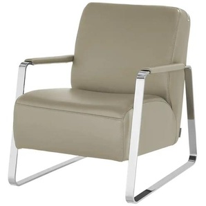 W.SCHILLIG Sessel aus Leder 17350 Quadroo - beige - Materialmix - 65 cm - 82 cm - cm 82,0 | Möbel Kraft