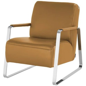 W.SCHILLIG Sessel aus Leder 17350 Quadroo - braun - Materialmix - 65 cm - 82 cm - cm 82,0 | Möbel Kraft