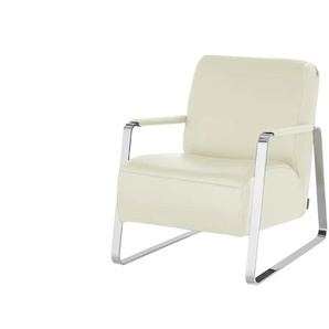 W.SCHILLIG Sessel aus Leder 17350 Quadroo - creme - Materialmix - 65 cm - 82 cm - cm 82,0 | Möbel Kraft