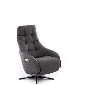 W.SCHILLIG Sessel filippoo 32702 in Leder Z78/95 graphite