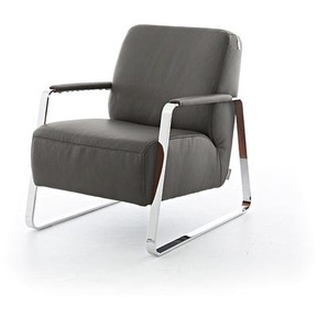 W.SCHILLIG Sessel quadroo 17350 Leder Z73/95 graphite