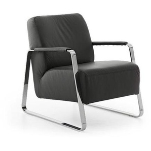 W.SCHILLIG Sessel quadroo 17350 ME Leder Z59/95 graphite