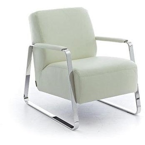 W.SCHILLIG Sessel quadroo 17350 ME Leder Z73/43 cream white
