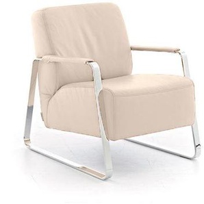 W.SCHILLIG Sessel quadroo 17350 ME Leder Z73/44 elfenbein