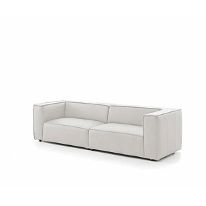 W.SCHILLIG Sofa around-the-block 18050 M100L/R Leder Z59/42 weiss