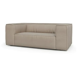 W.SCHILLIG Sofa around-the-block 18050 M120 Loveseat Leder Z59/20 eisgrau
