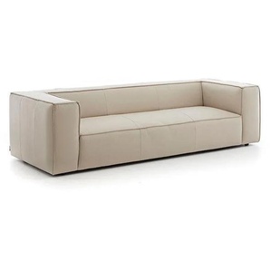 W.SCHILLIG Sofa around-the-block 18050 N100 Leder Z59/20 eisgrau