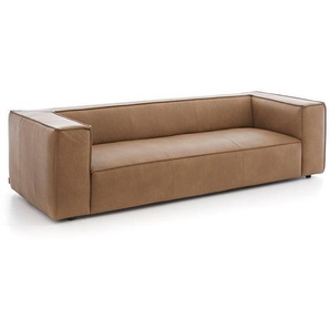 W.SCHILLIG Sofa around-the-block 18050 N100 Leder Z69/21 fango