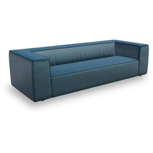 W.SCHILLIG Sofa around-the-block 18050 N100 Leder Z69/29 ocean blue