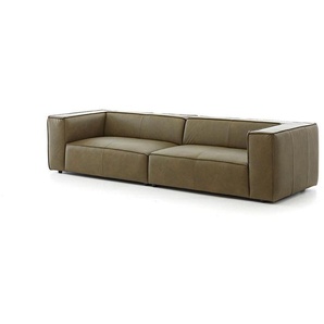 W.SCHILLIG Sofa around-the-block 18050 N120 Leder Z69/36 camouflage