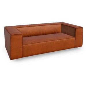 W.SCHILLIG Sofa around-the-block 18050 N80 Leder Z69/50 cognac
