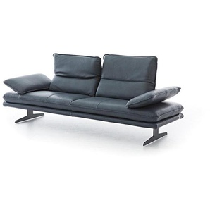 W.SCHILLIG Sofa broadway 16777 N80 Leder Z75/28 dark blue