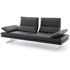 W.SCHILLIG Sofa broadway 16777 NL80 in Leder Z59/95 graphit
