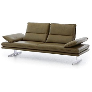 W.SCHILLIG Sofa broadway 16777 NL80 in Leder Z69/36 camouflage