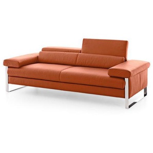 W.SCHILLIG Sofa finn 20974 N80 (B 230 cm) Leder Z73 (Farbe wählbar)