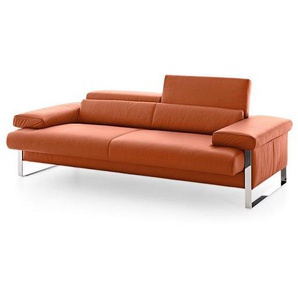 W.SCHILLIG Sofa finn 20974 N80 (B 230 cm) Leder Z73 (Farbe wählbar)