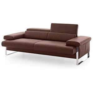W.SCHILLIG Sofa finn 20974 N80 (B 230 cm) Leder Z73 (Farbe wählbar)