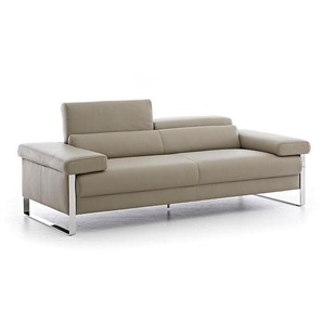 W.SCHILLIG Sofa finn 20974 N80 Leder Z59/21 stone