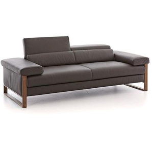 W.SCHILLIG Sofa finn 20974 N80 Leder Z59/54 braun