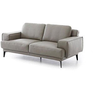 W.SCHILLIG Sofa foscaari N70 Leder Z77/25 elephant grey