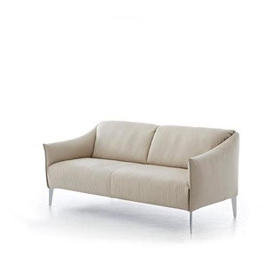 W.SCHILLIG Sofa sally 15350 N70 Leder Z59/20 eisgrau