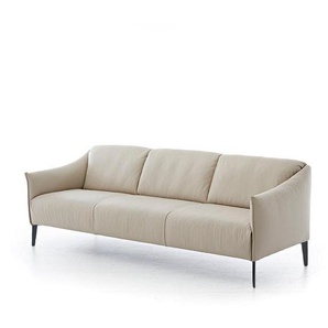 W.SCHILLIG Sofa sally 15350 P70 Leder Z59/20 eisgrau