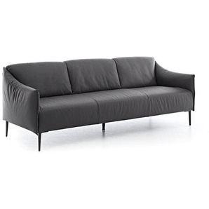 W.SCHILLIG Sofa sally 15350 P70 Leder Z59/99 schwarz
